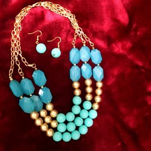 Necklace Earrings Set